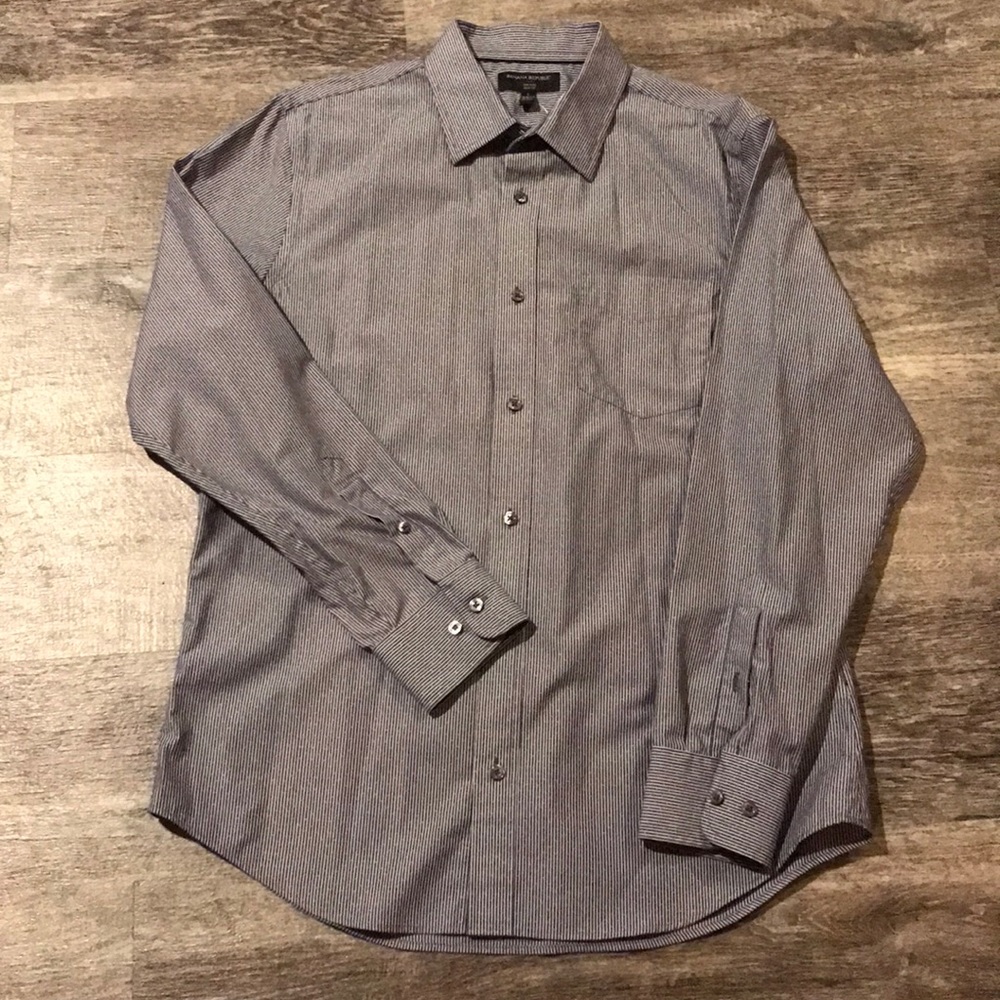 Banana Republic L Blue/ White Shirt NWOT